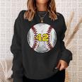 Baseball Jersey Favorite Lucky Number 42 Men Women Sweatshirt Graphic Print Unisex Gifts for Her