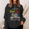 Be A Kind Sole Autism Awareness Puzzle Shoes Be Kind Gifts Sweatshirt Gifts for Her