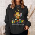 Be Kind Autism Awareness Puzzle Bee Dabbing Support Kid Girl Sweatshirt Gifts for Her