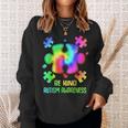 Be Kind Puzzle Tie Dye Autism Awareness Toddler Kids Sweatshirt Gifts for Her