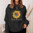 Be Kind Sunflower Autism Mom Dad Women Kids Autism Awareness Sweatshirt Gifts for Her
