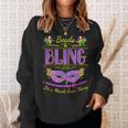 Beads And Bling Its A Mardi Gras Thing Funny Mardi Gras Sweatshirt Gifts for Her