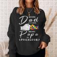 Being A Dad Is An Honor Being Papa Is Priceless Fathers Day Sweatshirt Gifts for Her