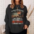 Being A Desert Storm Veteran Never End - Veteran Military Sweatshirt Gifts for Her