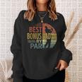 Best Bonus Dad By Par Fathers Day Golf Gift Grandpa Sweatshirt Gifts for Her