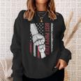 Best Dad Ever Poppy American Flag For Dad Sweatshirt Gifts for Her