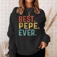 Best Pepe Ever Retro Vintage Unique Gifts For Pepe Sweatshirt Gifts for Her
