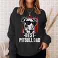 Best Pitbull Dad Mens Funny American Pit Bull Gift For Mens Sweatshirt Gifts for Her