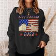 Best Pug Dad Ever Funny Pug Lover American Flag 4Th Of July Bbmxyg Sweatshirt Gifts for Her