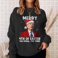 Biden Santa Christmas Merry 4Th Of Easter You Know The Thing Sweatshirt Gifts for Her
