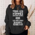 Biker Sweatshirt Schwarz mit Französischem Spruch für Motorradfans Geschenke für Sie