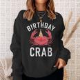 Birthday Crab Owner Sweatshirt Gifts for Her