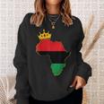 Black King Queen Couple Matching African American Valentine Sweatshirt Gifts for Her