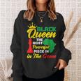 Black Queen Unapologetically Educated African Black History Sweatshirt Gifts for Her