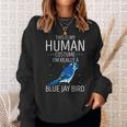Blauhäher Menschliches Kostüm Sweatshirt, Stellers Jay Tierisches Design Geschenke für Sie