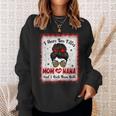 Bleached I Have Two Titles Mom And Nana Buffalo Plaid Mother V2 Sweatshirt Gifts for Her