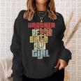 Brother Of The Birthday Girl Vintage Graphic Matching Family Sweatshirt Gifts for Her