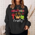 Brother Of The Twotti Frutti 2Nd Birthday Party Fruit Themed Sweatshirt Gifts for Her