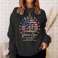 Built 20 Years Ago | 20Th Birthday Vintage Usa American Flag Sweatshirt Gifts for Her