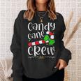 Candy Cane Crew Funny Christmas Candy Lover X-Mas Men Women Sweatshirt Graphic Print Unisex Gifts for Her