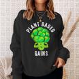 Cauliflower Plant Based Gains Sweatshirt Gifts for Her