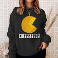 Cheeeeese Ironisches Zitat Käserei Bio-Lebensmittel Sweatshirt Geschenke für Sie