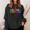 Choose Happiness International Day Of Happiness Sweatshirt Gifts for Her