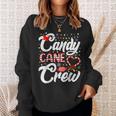 Christmas Candy Lover Funny Xmas Candy Cane Crew Men Women Sweatshirt Graphic Print Unisex Gifts for Her