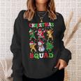 Christmas Squad Santa Dabbing Elf Family Matching Pajamas V4 Men Women Sweatshirt Graphic Print Unisex Gifts for Her