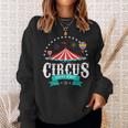 Circus Event Staff Vintage Retro Carnival Birthday Party Sweatshirt Gifts for Her