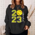 Class Of 2023 Softball Player Senior 23 Seniors Sweatshirt Gifts for Her