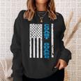 Coast Guard | Thin Blue Line Flag American Sweatshirt Gifts for Her