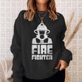 Cool Fire Department & Fire Fighter Firefighter Sweatshirt Gifts for Her