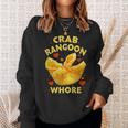 Crab Rangoon WHORE Crab Rangoon Lovers Sweatshirt Gifts for Her