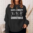 Creepy Christmas Skeleton Funny Costume Snow Xmas Men Women Sweatshirt Graphic Print Unisex Gifts for Her