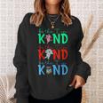 Cute Piggie Elephant Cat Motivational Kindness Quote Sweatshirt Gifts for Her