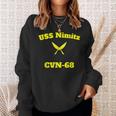 Cvn-68 Uss Nimitz Aircraft Carrier Yn Sweatshirt Gifts for Her