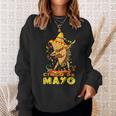 Dabbing Mexican Poncho Cinco De Mayo Taco Sombrero Funny Dab Sweatshirt Gifts for Her