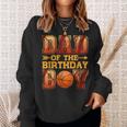 Dad Basketball Birthday Boy Family Baller B-Day Party Sweatshirt Gifts for Her