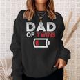 Dad Of Twins Fathers Day Gifts Sweatshirt Gifts for Her