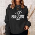 Dad Pregnancy Announcement Egg Hunt Champion 2020 Sweatshirt Gifts for Her