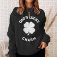 Dad’S Lucky Charm Shamrock Sweatshirt Gifts for Her