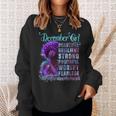 December Queen Beautiful Resilient Strong Powerful Worthy Fearless Stronger Than The Storm Sweatshirt Gifts for Her