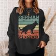 Deutscher Schäferhund Vintage Look Hunde Mama Hunde Papa Sweatshirt Geschenke für Sie