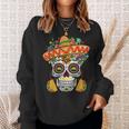 Dia De Los Muertos Mexico Taco Mexico Happy Cinco De Mayo Sweatshirt Gifts for Her