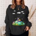 Dinosaur Pet Hatched Hatching From Easter EggRex Easter Sweatshirt Gifts for Her
