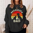 Dog And Cat Dad Vintage Retro Sweatshirt Gifts for Her