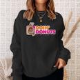 Doin Donuts Funny Car Enthusiast Automotive Sweatshirt Gifts for Her