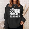 Döner Macht Schöner Kebab Dönerverkäufer Imbiss Sweatshirt Geschenke für Sie