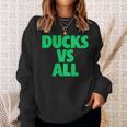 Ducks Vs All Sweatshirt Gifts for Her